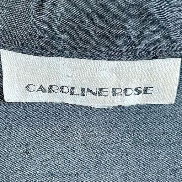 Caroline Rose Button Down 3/4 Sleeve Tunic Blouse - Picture 11 of 12